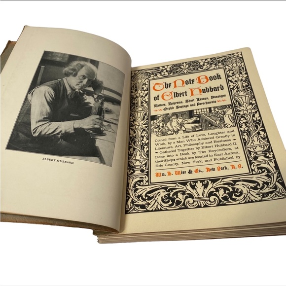 Lot of 2 Antique Elbert Hubbard Notebooks Scrabook and Notebook - Picture 8 of 12